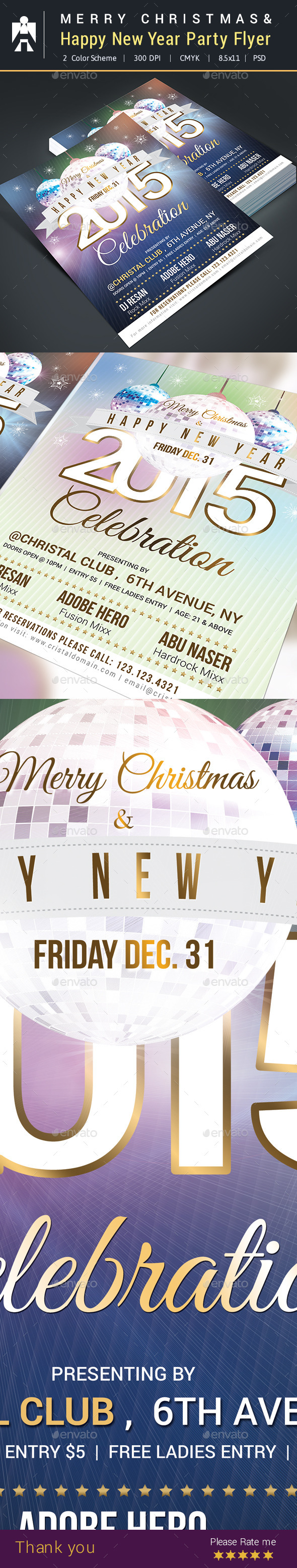 Happy New Year Party Flyer Happy New Year Party Flyer