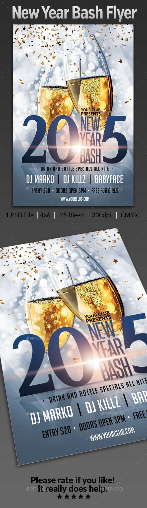 GraphicRiver New Years Eve Bash Flyer 9601698 GraphicRiver New Years Eve Bash Flyer 9601698