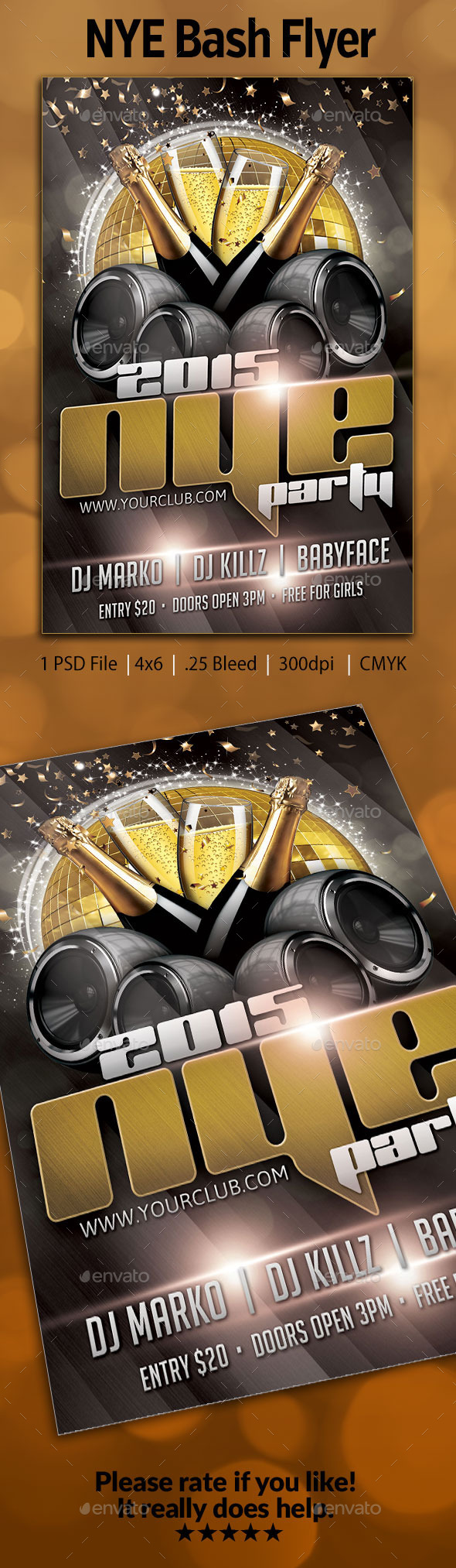 GraphicRiver NYE Bash Flyer 9601704 GraphicRiver NYE Bash Flyer 9601704