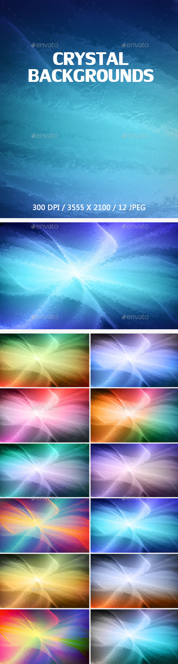 12 Crystal Backgrounds 12 Crystal Backgrounds
