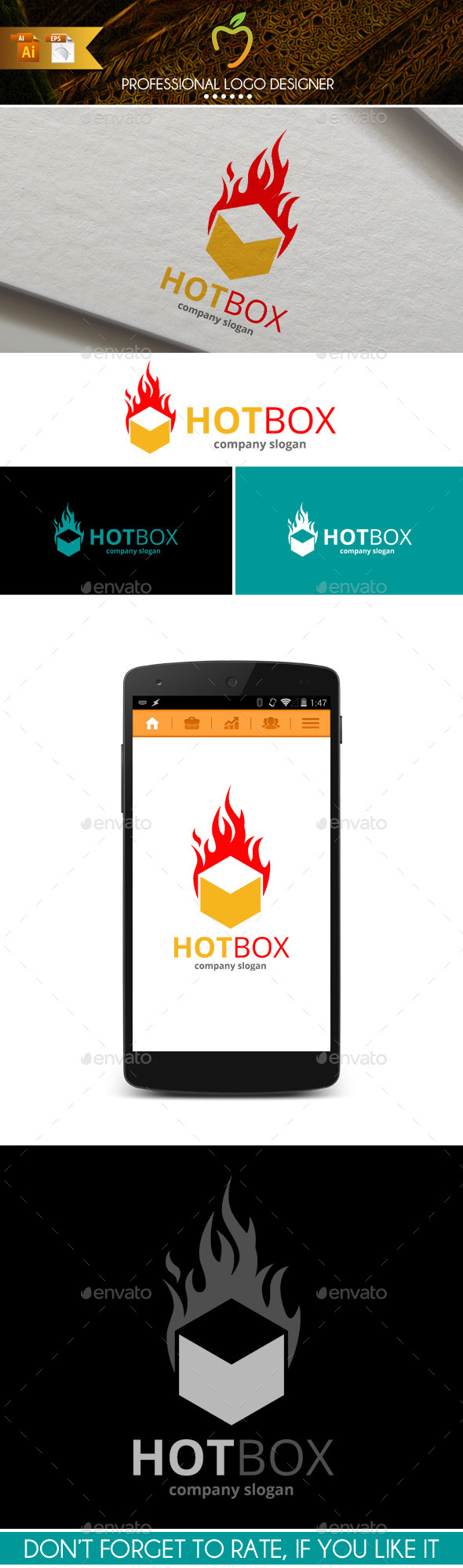 GraphicRiver Hot Box Logo 9602003 GraphicRiver Hot Box Logo 9602003