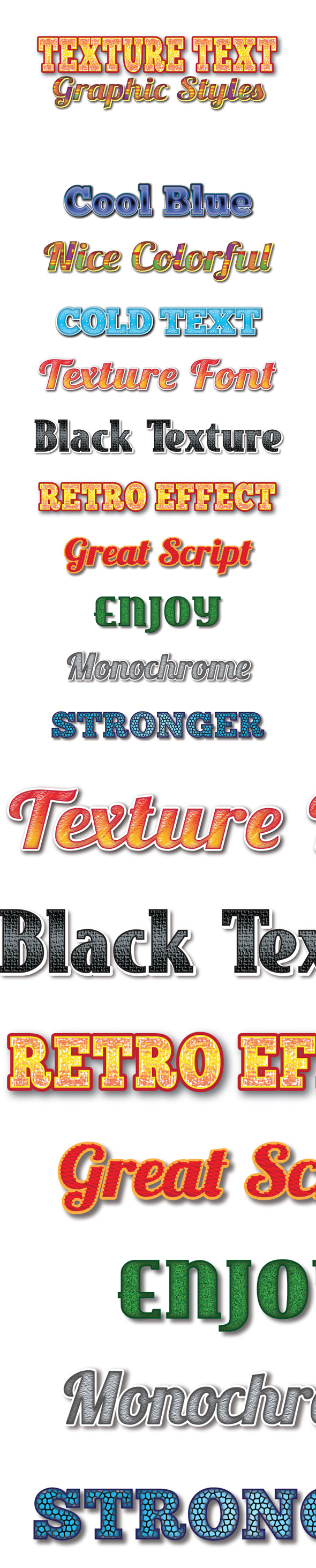 GraphicRiver Texture Text Graphic Styles for Ai 9602042 GraphicRiver Texture Text Graphic Styles for Ai 9602042