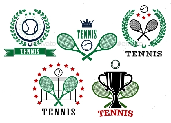 GraphicRiver Assorted Tennis Tournament Symbols 9602123 GraphicRiver Assorted Tennis Tournament Symbols 9602123