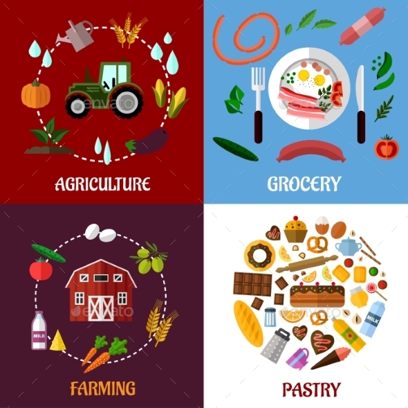 GraphicRiver Food Products Concept 9602127 GraphicRiver Food Products Concept 9602127