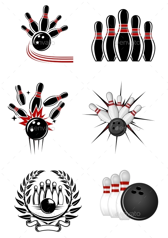 GraphicRiver Bowling Sports Emblems and Symbols 9602258 GraphicRiver Bowling Sports Emblems and Symbols 9602258
