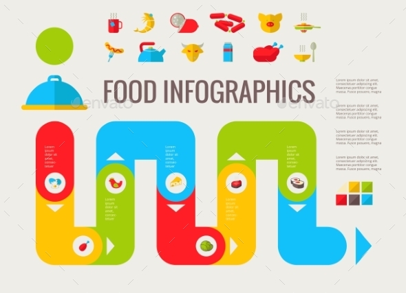 GraphicRiver Food Infographic Elements 9602513 GraphicRiver Food Infographic Elements 9602513