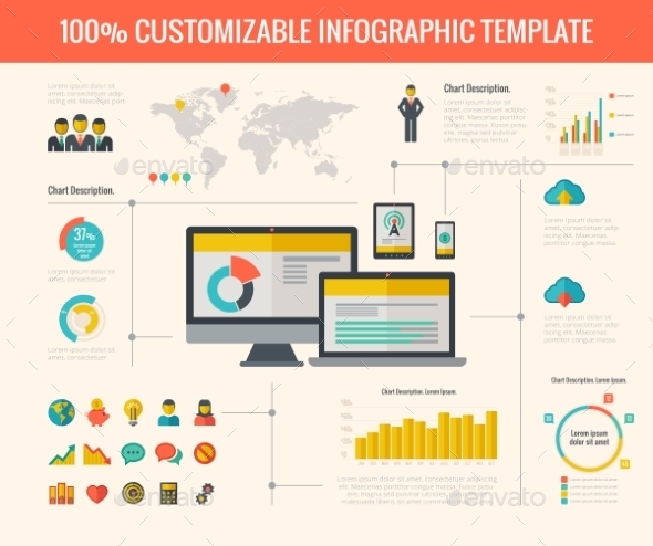 GraphicRiver Technology Infographic Elements 9602514 GraphicRiver Technology Infographic Elements 9602514