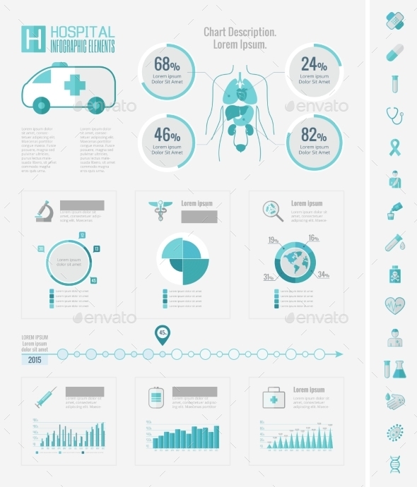 GraphicRiver Healthcare Infographic Elements 9602519 GraphicRiver Healthcare Infographic Elements 9602519