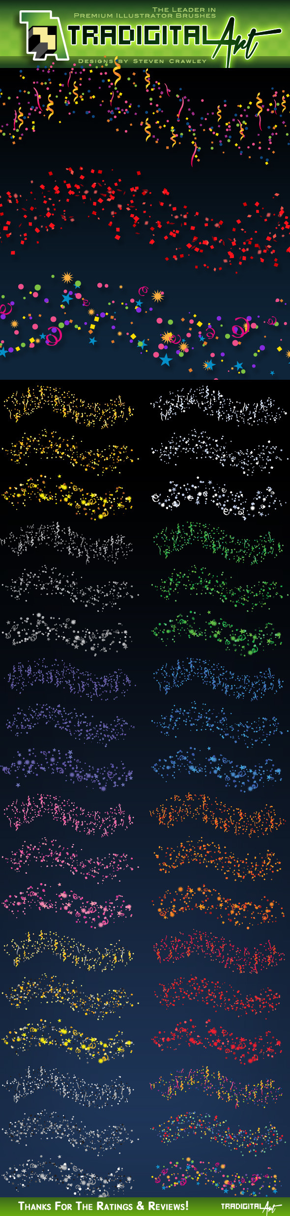 GraphicRiver Confetti Brushes 9602614 GraphicRiver Confetti Brushes 9602614