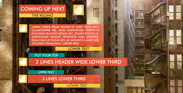 Fully Customizable Lower Thirds Fully Customizable Lower Thirds