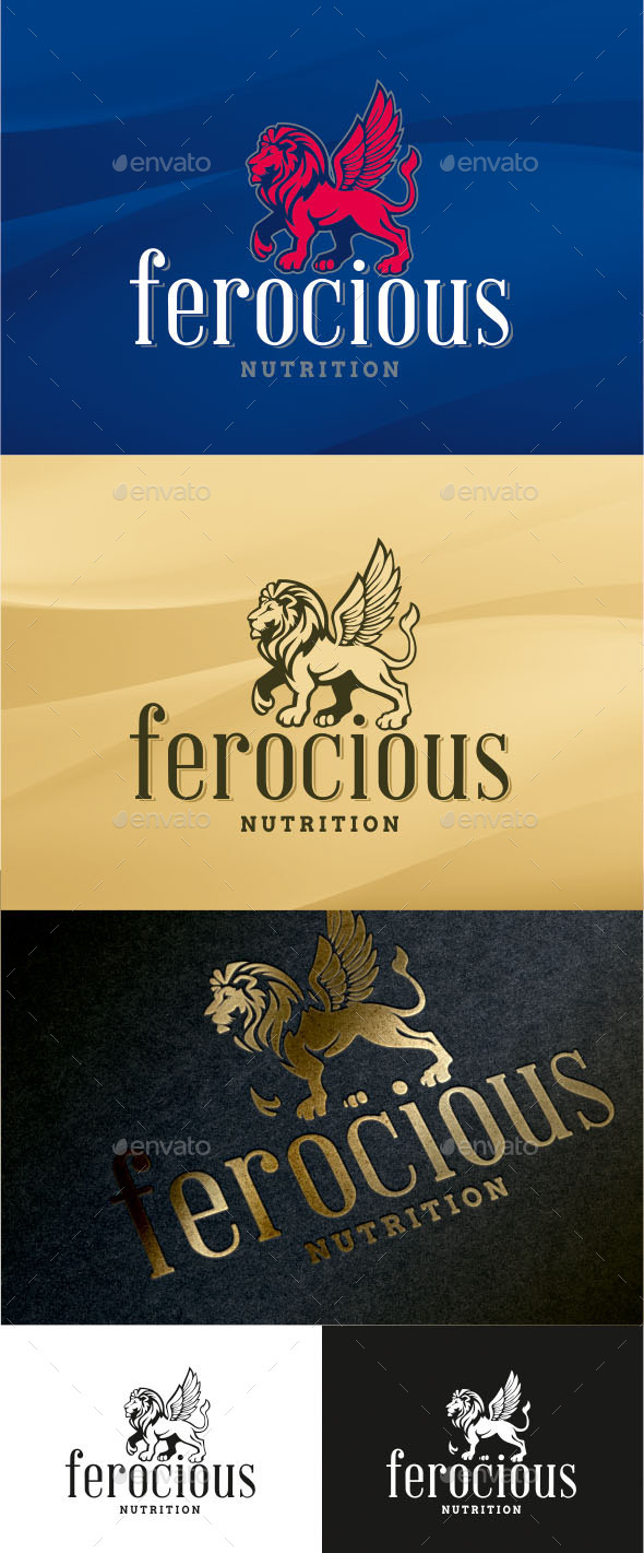 GraphicRiver Ferocious Logo 9605327 GraphicRiver Ferocious Logo 9605327