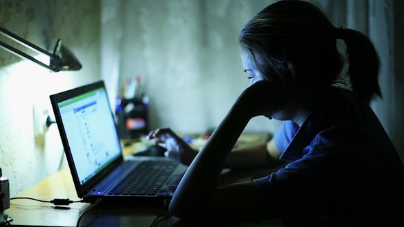 Woman and Laptop Woman and Laptop