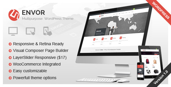 Envor Fully Multipurpose WordPress Theme Envor Fully Multipurpose WordPress Theme