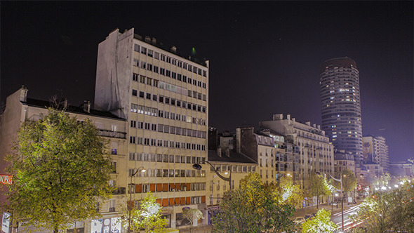 Night City Street Night City Street