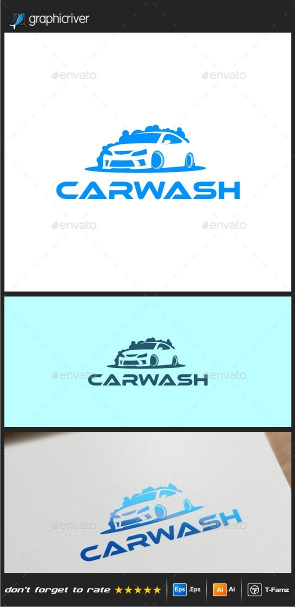 Car Wash Logo Templates