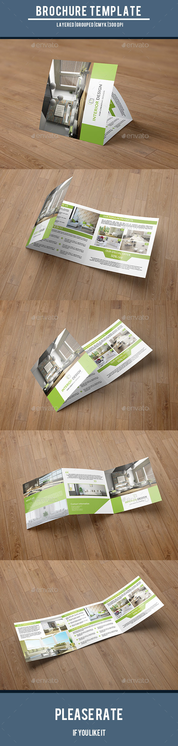 GraphicRiver Square Trifold for Interior Design-V51 9609570 GraphicRiver Square Trifold for Interior Design-V51 9609570