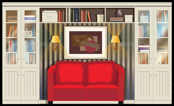GraphicRiver Room with a Sofa 9612571 GraphicRiver Room with a Sofa 9612571