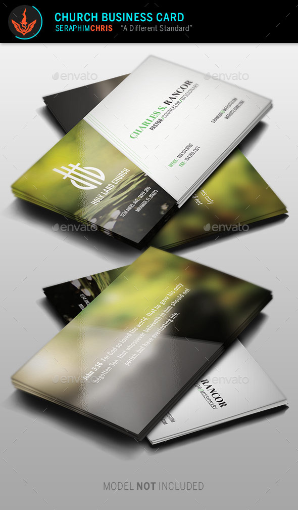 GraphicRiver Church Business Card Template 9613354 GraphicRiver Church Business Card Template 9613354