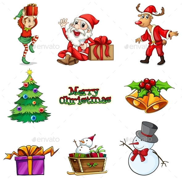 GraphicRiver Christmas Decorations 9613464 GraphicRiver Christmas Decorations 9613464