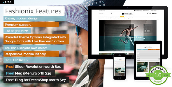Fashionix Responsive PrestaShop Theme & Blog Fashionix Responsive PrestaShop Theme & Blog