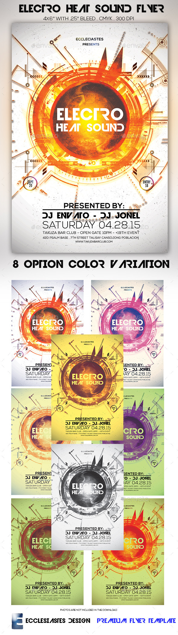 GraphicRiver Electro Heat Sound Flyer 9614973 GraphicRiver Electro Heat Sound Flyer 9614973