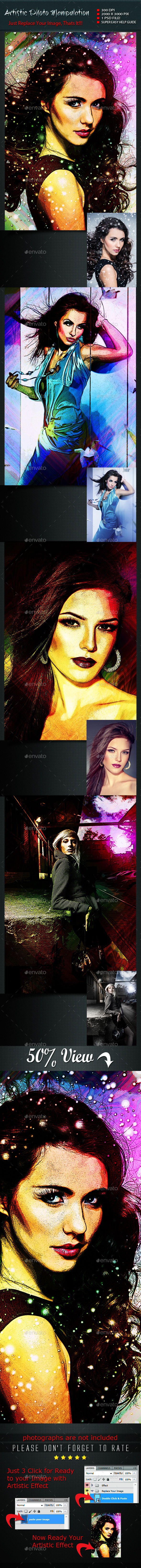 GraphicRiver Artistic Photo Template 9615057 GraphicRiver Artistic Photo Template 9615057