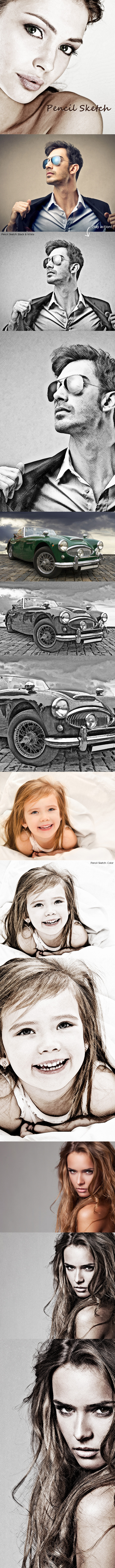 GraphicRiver Pencil Sketch Photoshop Action 9615778 GraphicRiver Pencil Sketch Photoshop Action 9615778