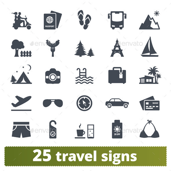 GraphicRiver Travel icons vector set 9616186 GraphicRiver Travel icons vector set 9616186