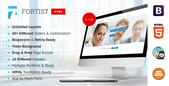 ThemeForest Fortis7 Multipurpose Business Template 9563689 ThemeForest Fortis7 Multipurpose Business Template 9563689
