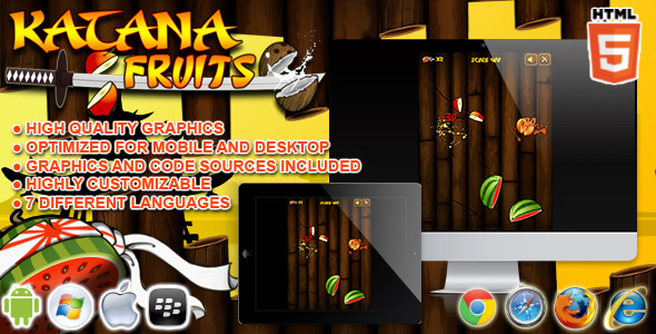 katana fruits - html5 game 