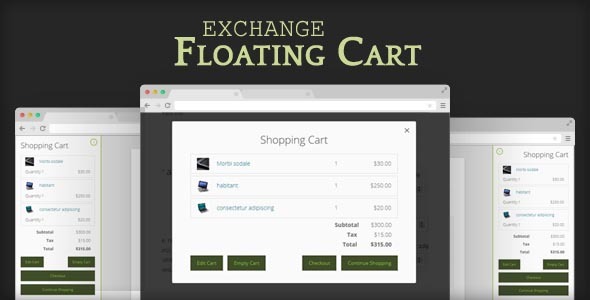 exchange floating cart 