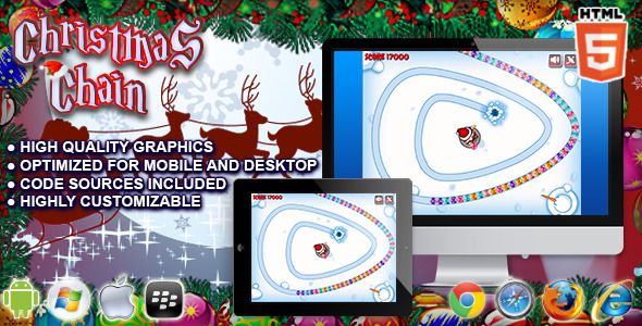 Christmas Chain HTML5 Game Christmas Chain HTML5 Game