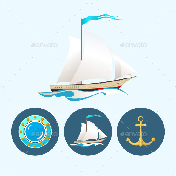 GraphicRiver Sailing Icons 9619012 GraphicRiver Sailing Icons 9619012