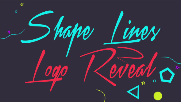 Shape Lines Logo Reveal Shape Lines Logo Reveal