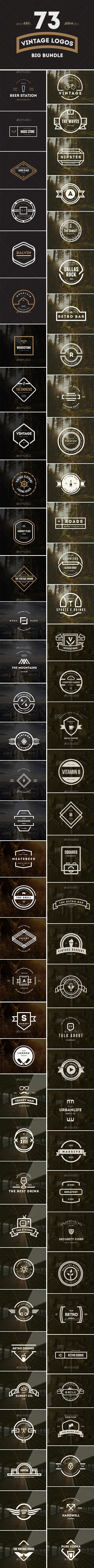 GraphicRiver 73 Vintage Labels & Badges Logos Bundle 9624640 GraphicRiver 73 Vintage Labels & Badges Logos Bundle 9624640