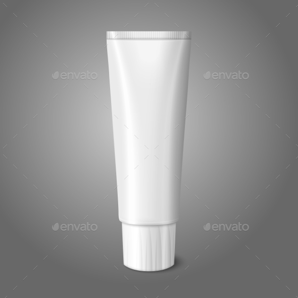 GraphicRiver Blank White Realistic Tube for Toothpaste 9624724 GraphicRiver Blank White Realistic Tube for Toothpaste 9624724