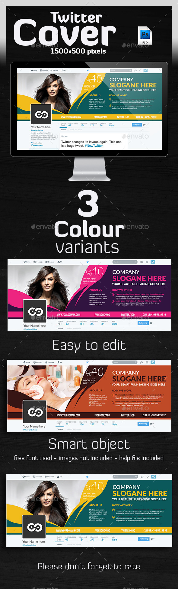 GraphicRiver Hair & Beauty Salon Twitter Header 9588252 GraphicRiver Hair & Beauty Salon Twitter Header 9588252