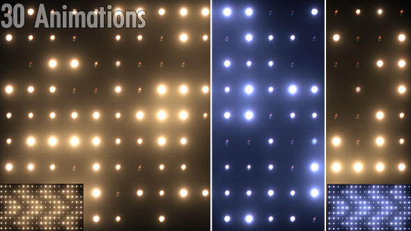 VideoHive VJ Flashing Lights Wall Blinking Spotlight stage 9625381 VideoHive VJ Flashing Lights Wall Blinking Spotlight stage 9625381