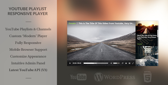 Wordpress Responsive Youtube Playlist Video Player Wordpress Responsive Youtube Playlist Video Player