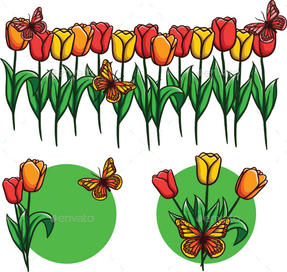 GraphicRiver Tulips 9626356 GraphicRiver Tulips 9626356