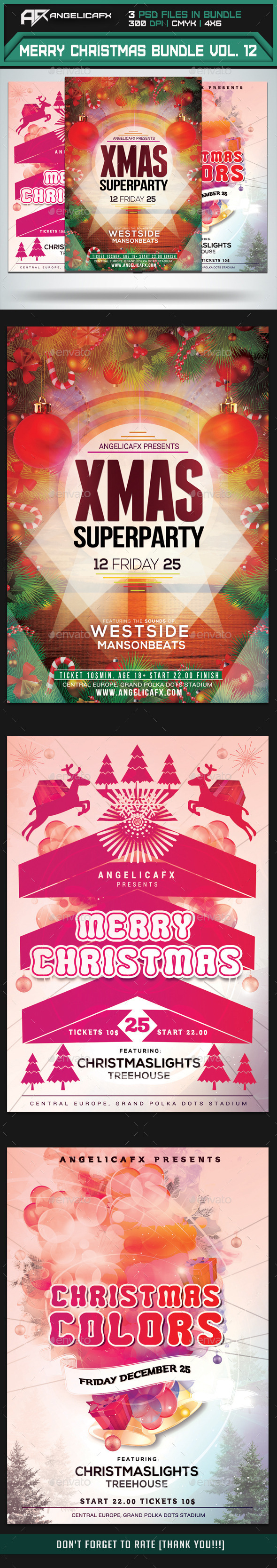 GraphicRiver Merry Christmas Flyer Bundle Vol 1 9626945 GraphicRiver Merry Christmas Flyer Bundle Vol 1 9626945