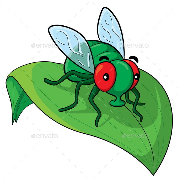 GraphicRiver Fly Cartoon 9627910 GraphicRiver Fly Cartoon 9627910