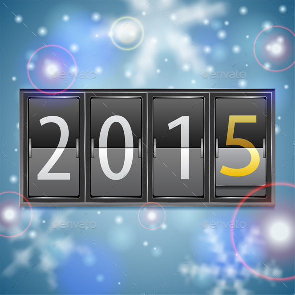 GraphicRiver New Year 2015 on Mechanical Timetable 9628587 GraphicRiver New Year 2015 on Mechanical Timetable 9628587