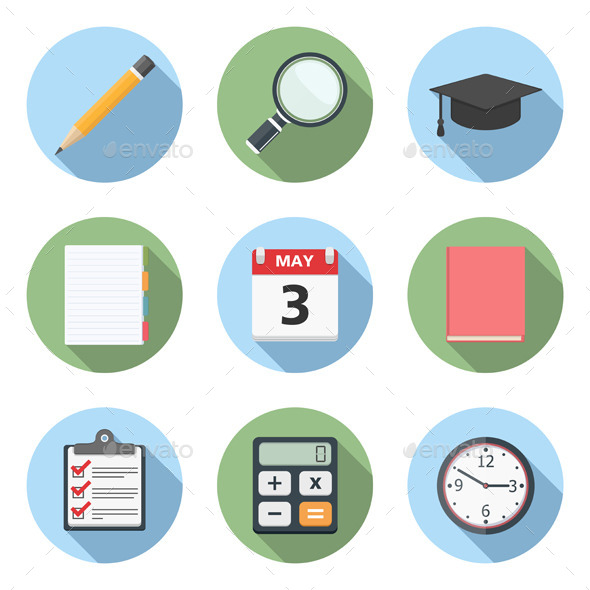 GraphicRiver Education Icons 9628809 GraphicRiver Education Icons 9628809