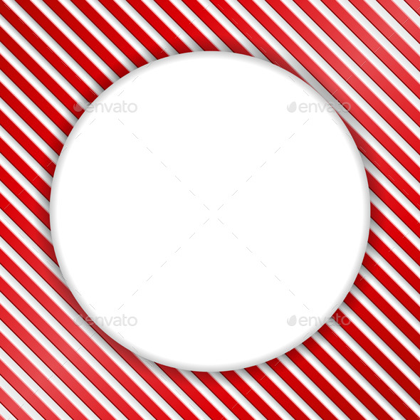 GraphicRiver Round Banner on Striped Background 9628812 GraphicRiver Round Banner on Striped Background 9628812