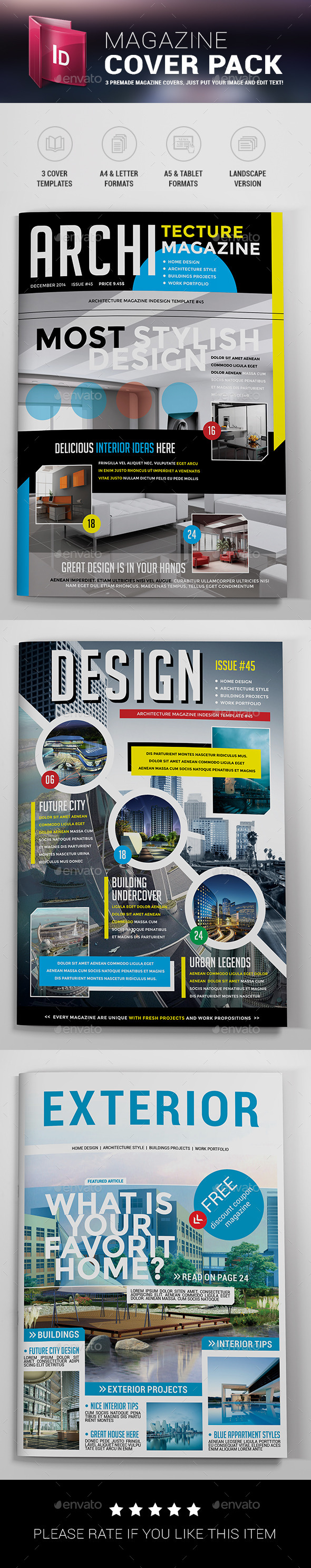 GraphicRiver Magazine Cover Templates 9629477 GraphicRiver Magazine Cover Templates 9629477
