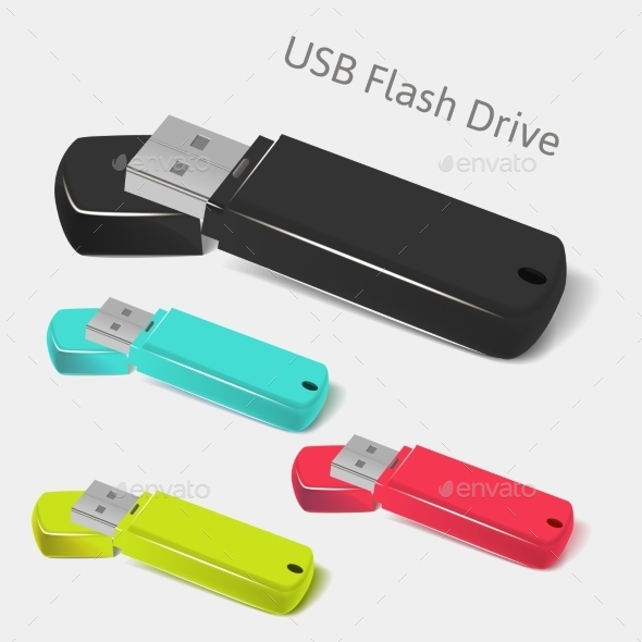 GraphicRiver Universal Flash Drive 9629525 GraphicRiver Universal Flash Drive 9629525