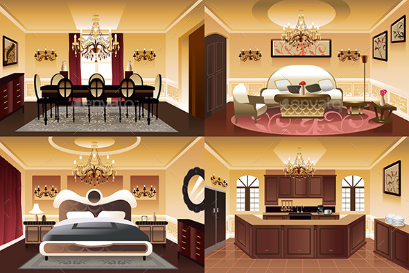 Rooms Within The Home Cartoon » Tinkytyler.org - Stock Photos & Graphics