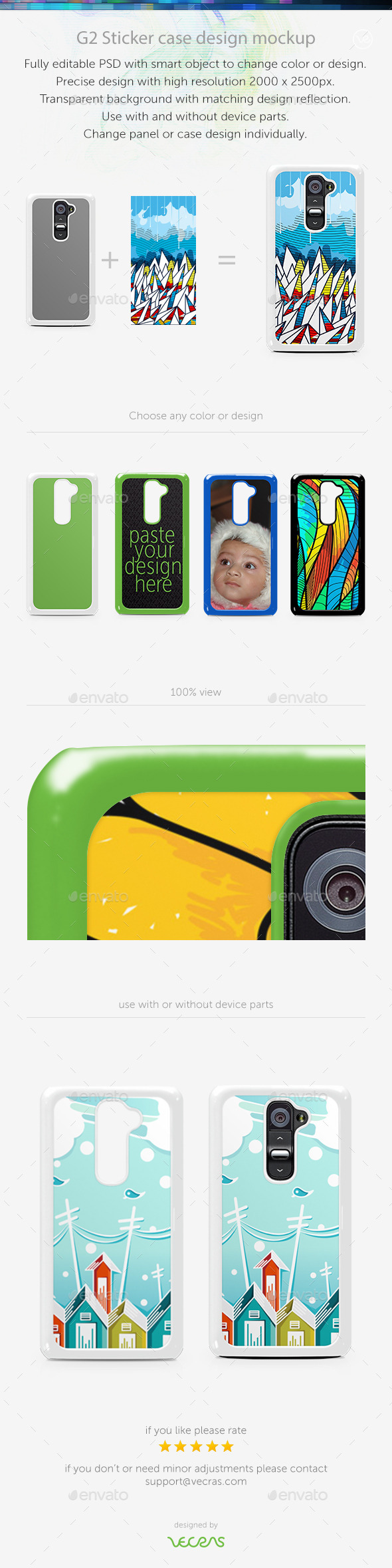 GraphicRiver G2 Sticker Case Design Mockup 9630305 GraphicRiver G2 Sticker Case Design Mockup 9630305