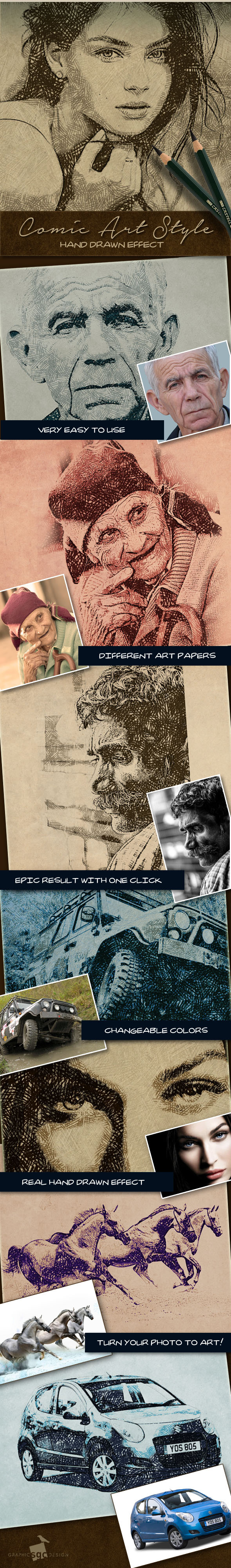 GraphicRiver Comic Art Style Hand Drawn Effect 9630877 GraphicRiver Comic Art Style Hand Drawn Effect 9630877